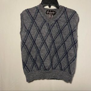 Vintage Argyle Sweater Vest